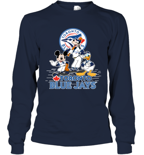 MLB Toronto Blue Jays Mickey Mouse Donald Duck Goofy Baseball T Shirt