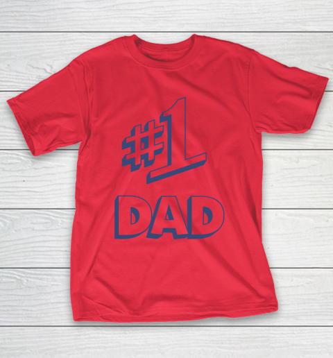 Number 1 Dad #1 Dad T-Shirt 7