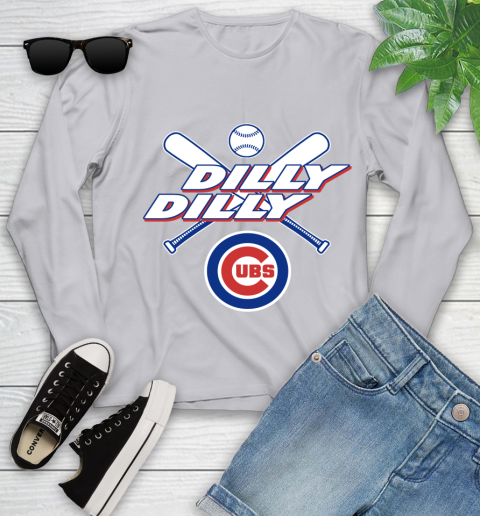 MLB Chicago Cubs Dilly Dilly Baseball Sports Youth Long Sleeve 5