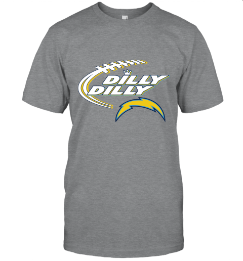 NFL Los Angeles Chargers Dilly Dilly Football Sports vFU3UlO6rXL classic t shirt 2 95 151514 front sport grey
