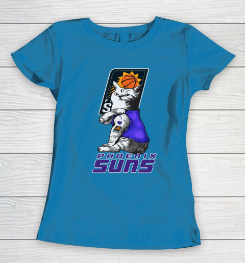 NBA Basketball My Cat Loves Phoenix Suns Women's T-Shirt 6