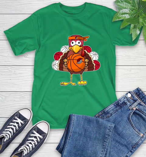 Portland Trail Blazers Turkey thanksgiving day T-Shirt 7