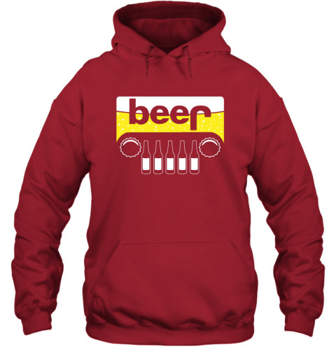 uw3l beer and jeep shirts hoodie 23 front red