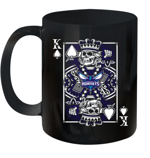 Charlotte Hornets NBA Basketball The King Of Spades Death Cards Shirt Ceramic Mug 11oz