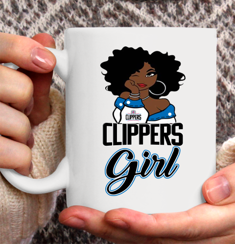 LA Clippers Girl NBA Ceramic Mug 11oz 4