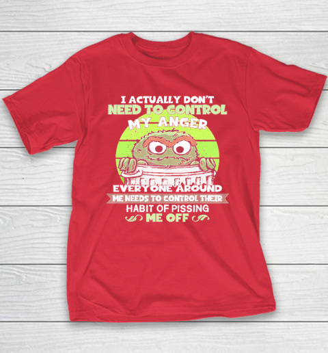 I Actually Don't Need To Control My Anger Youth T-Shirt 7