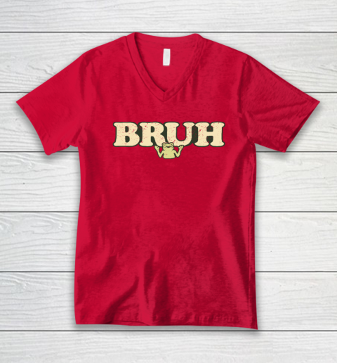 Bruh V-Neck T-Shirt 3