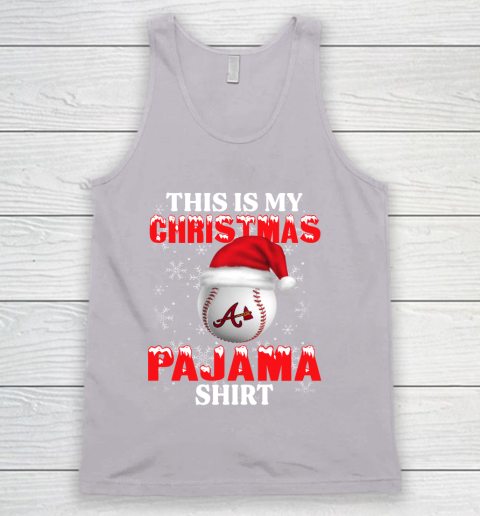 Atlanta Braves This Is My Christmas Pajama Shirt MLB Tank Top 3