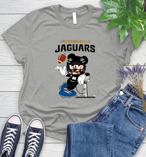 NFL Jacksonville Jaguars Mickey Mouse Disney Super Bowl Football T Shirt Women's T-Shirt 10