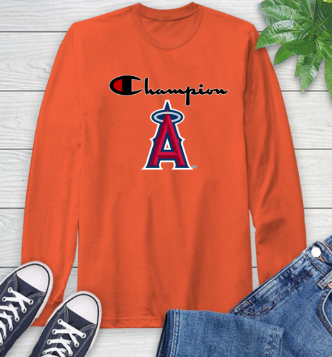 MLB Baseball Los Angeles Angels Champion Shirt Long Sleeve T-Shirt 3