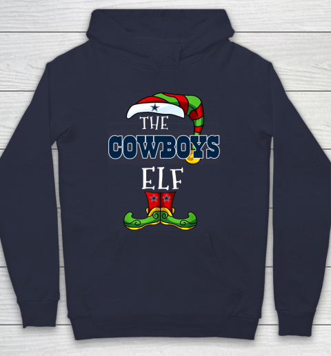 Dallas Cowboys Christmas ELF Funny NFL Hoodie 3 Dallas Cowboys Christmas ELF Funny NFL Hoodie - Image 3