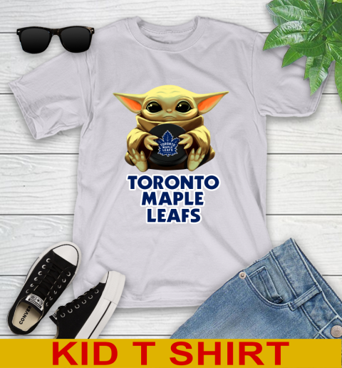NHL Hockey Toronto Maple Leafs Star Wars Baby Yoda Shirt 105