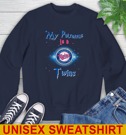 MLB Baseball Harry Potter My Patronus Is A Minnesota Twins Sweatshirt 2