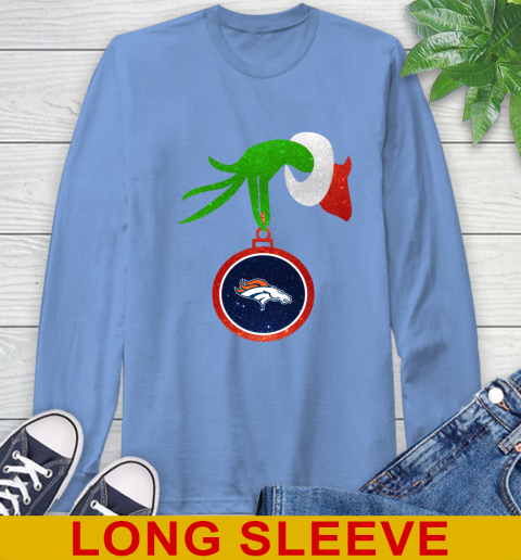 Denver Broncos Grinch Merry Christmas NFL Football Long Sleeve T-Shirt 11