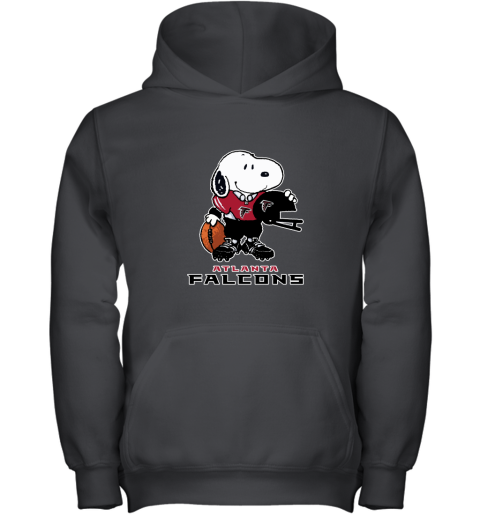 Snoopy A Strong And Proud Atlanta Falcons Player NFL Youth Hoodie