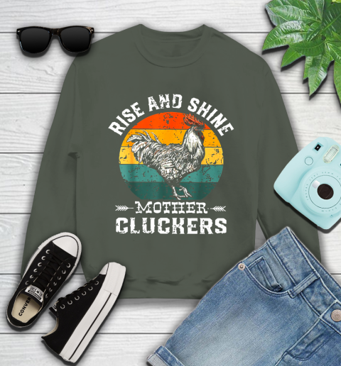 Rise And Shine Mother Cluckers Vintage Shirt 112