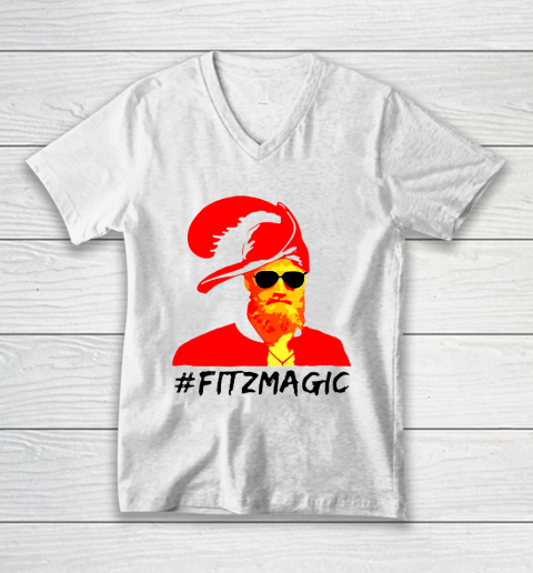 Ryan Fitzpatrick Fitzmagic Hashtag 2020 V-Neck T-Shirt