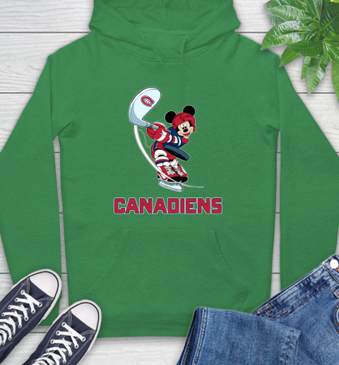 NHL Hockey Montreal Canadiens Cheerful Mickey Mouse Shirt Hoodie 8