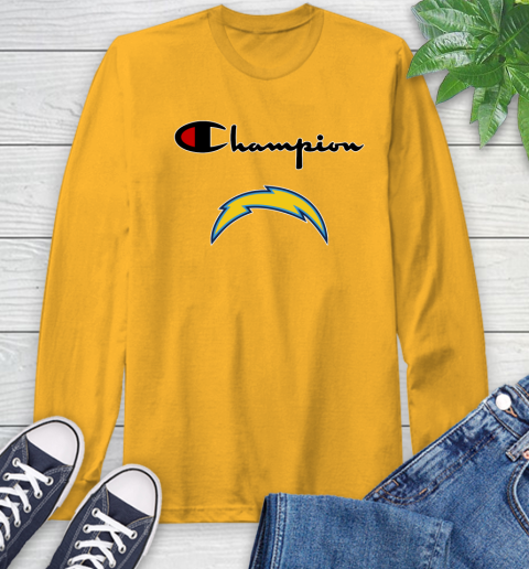 NFL Football Los Angeles Chargers Champion Shirt Long Sleeve T-Shirt 2