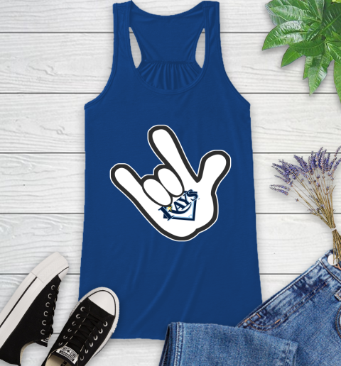 Tampa Bay Rays MLB Baseball Mickey Rock Hand Disney Racerback Tank 9