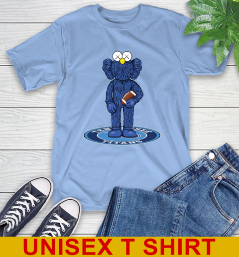 NFL Football Tennessee Titans Kaws Bff Blue Figure Shirt T-Shirt 11