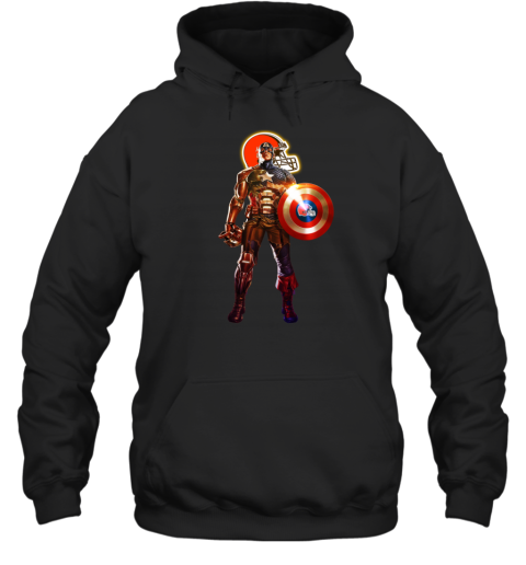 NFL Captain America Cleveland Browns Hoodie