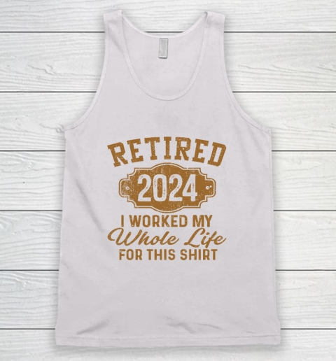 Retirement Gifts Men Women Retired 2024 Tank Top