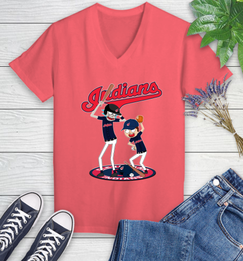 MLB Cleveland Indians Rick And Morty Baseball 82