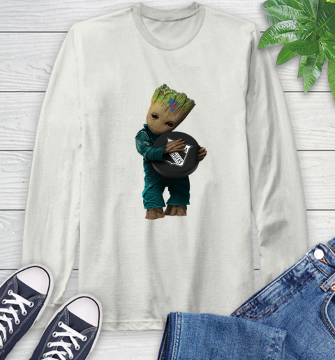 NHL Groot Guardians Of The Galaxy Hockey Sports New York Rangers Long Sleeve T-Shirt 12