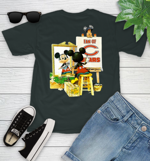 NFL Football Chicago Bears Mickey Drawing Shirt 98