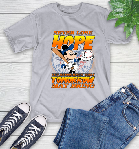 Toronto Blue Jays MLB Baseball Mickey Disney Never Lose Hope T-Shirt 6