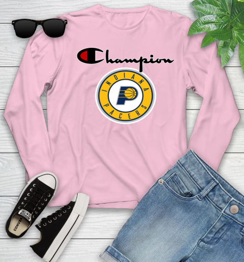 NBA Basketball Indiana Pacers Champion Shirt Youth Long Sleeve 8