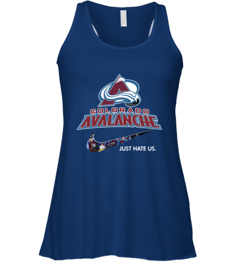 NHL Team Colorado Avalanche x Nike Just Hate Us Hockey Racerback Tank