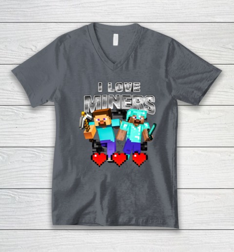 I Love Miners V-Neck T-Shirt 3