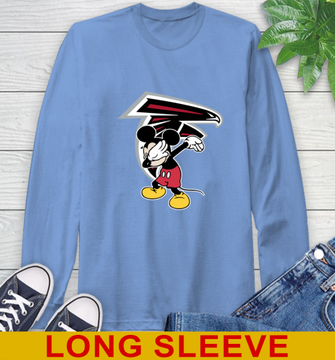 Atlanta Falcons NFL Football Dabbing Mickey Disney Sports Long Sleeve T-Shirt 11