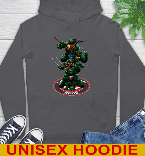 MLB Baseball Cincinnati Reds Teenage Mutant Ninja Turtles Shirt Hoodie 7