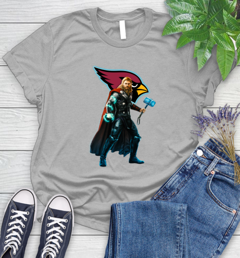 NFL Thor Avengers Endgame Football Arizona Cardinals Women's T-Shirt - Image 6