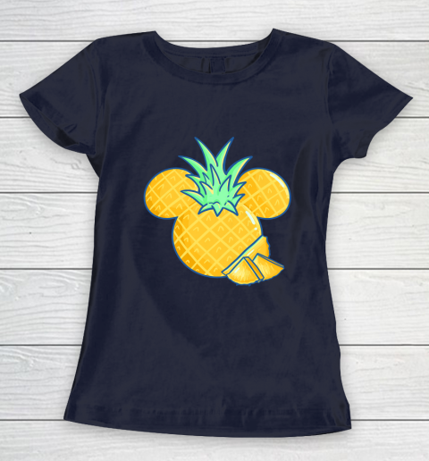Disney Mickey Friends Mickey Pineapple Logo Women's T-Shirt 2