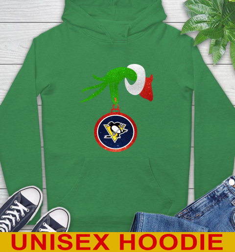 Pittsburgh Penguins Grinch Merry Christmas NHL Hockey Hoodie - Image 9