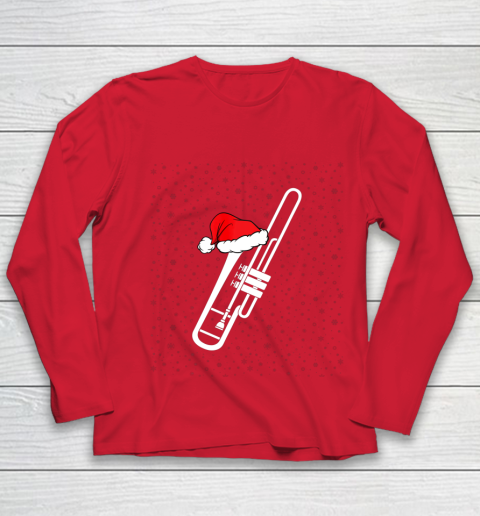 Christmas Gift Trombone Santa Trombone Funny Xmas Pajama Youth Long Sleeve 8