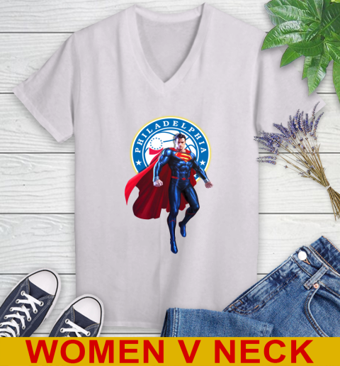 NBA Awesome Superman Basketball Sports Philadelphia 76ers 77