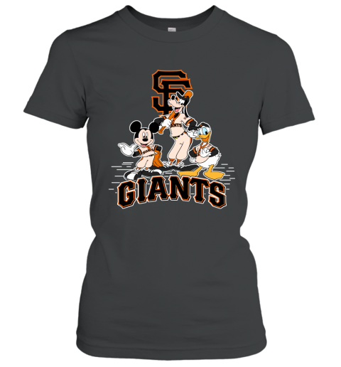 MLB San Francisco Giants Mickey Mouse Donald Duck Goofy Baseball T