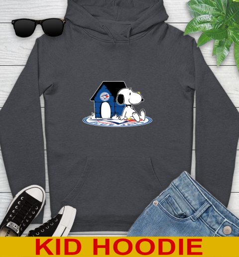 MLB Baseball Toronto Blue Jays Snoopy The Peanuts Movie Shirt Youth Hoodie 9