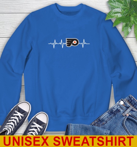 Philadelphia Flyers NHL Hockey Heart Beat Shirt Sweatshirt 11