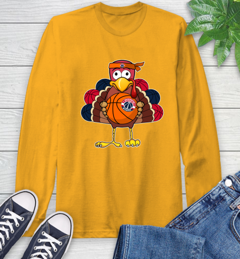 Washington Wizards Turkey thanksgiving day Long Sleeve T-Shirt 3