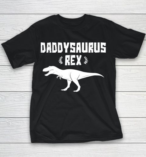 Father's Day Funny Gift Ideas Apparel  Daddysaurus Rex Dad Father T Shirt Youth T-Shirt