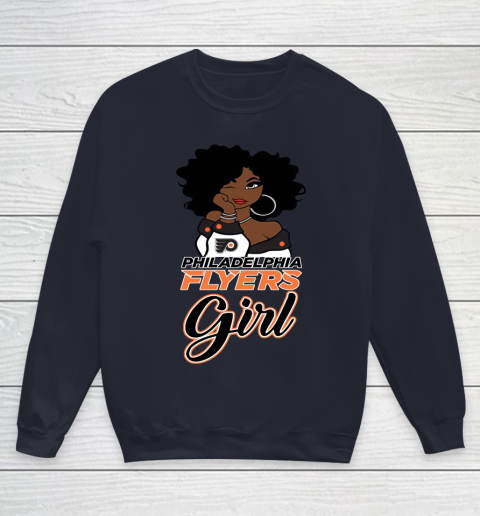 Philadelphia Flyers Girl NHL Youth Sweatshirt 3