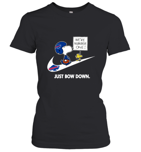 Buffalo Bills Are Number One – Just Bow Down Snoopy Women's T-Shirt