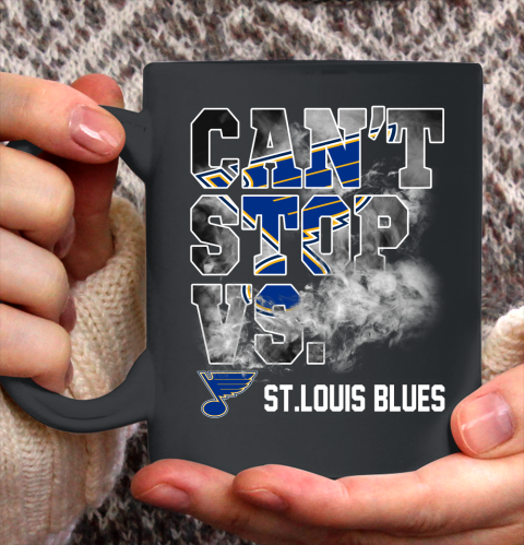 NHL St.Louis Blues Hockey Can't Stop Vs Ceramic Mug 11oz