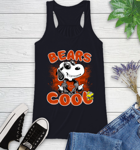 NFL Football Chicago Bears Cool Snoopy Shirt Racerback Tank 7